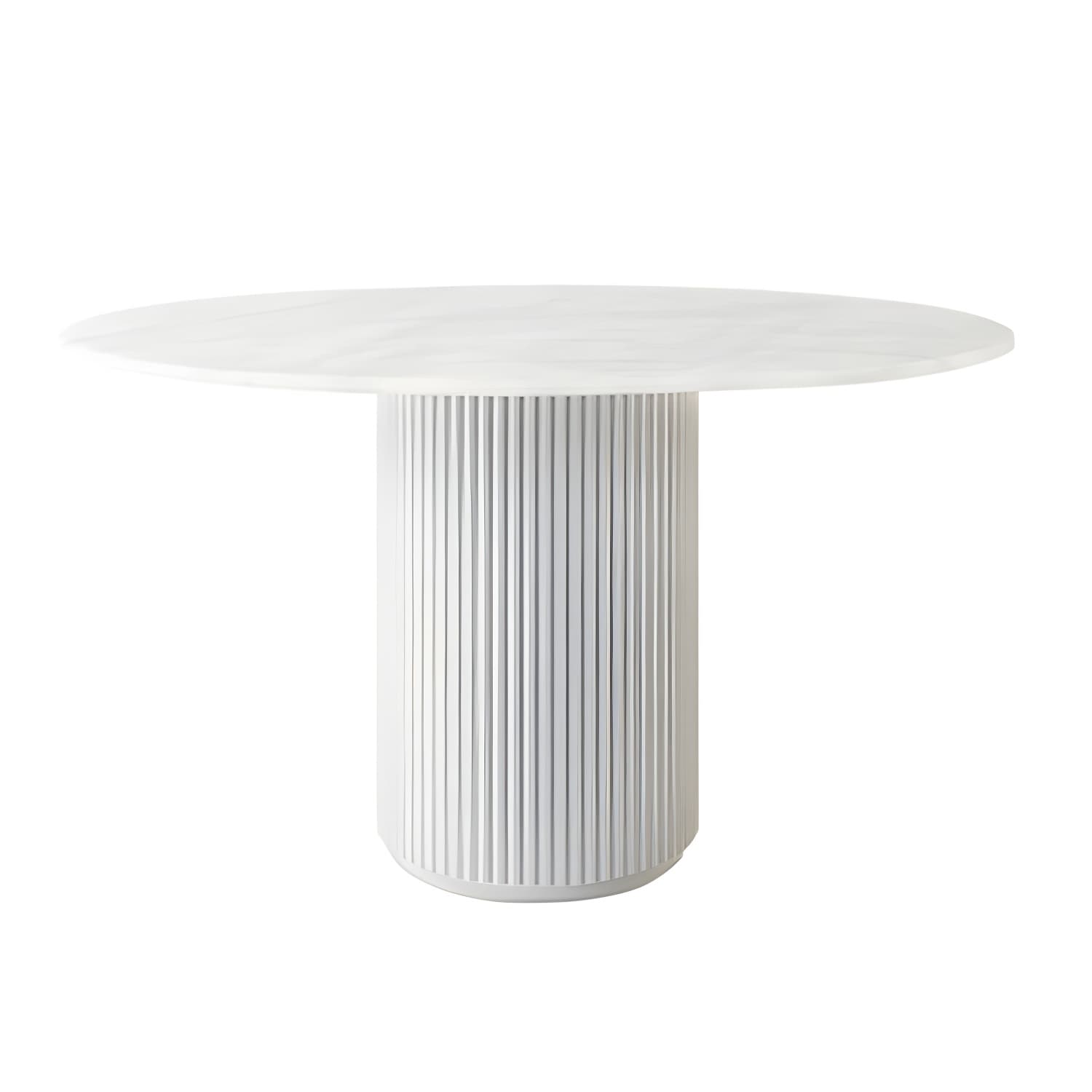 Modern Round Wood Dining Table Home Kitchen Dinner Pedestal Dining Table thumbnail 4