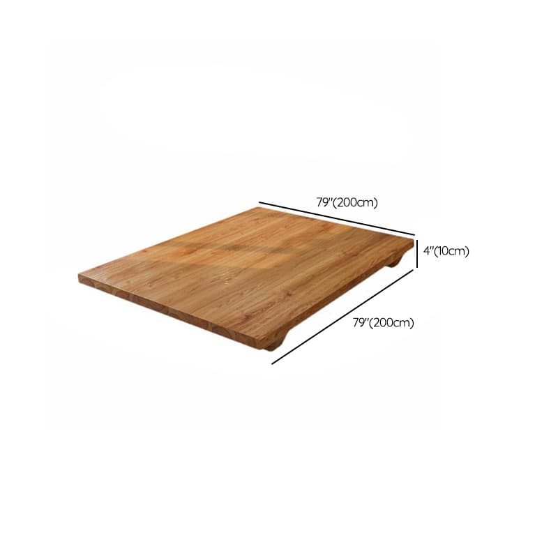 Solid Color Natural Color Wooden Frame Pallet Bed Frame Bedroom thumbnail 17