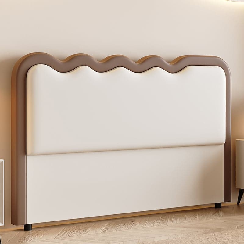 Modern Simple Style Panel Headboard in Natural Wood for California King/King/Queen Bed with No Distressing, Sponge Upholstery Fill, Free-standing Standard Installation, and Standard Height thumbnail 6