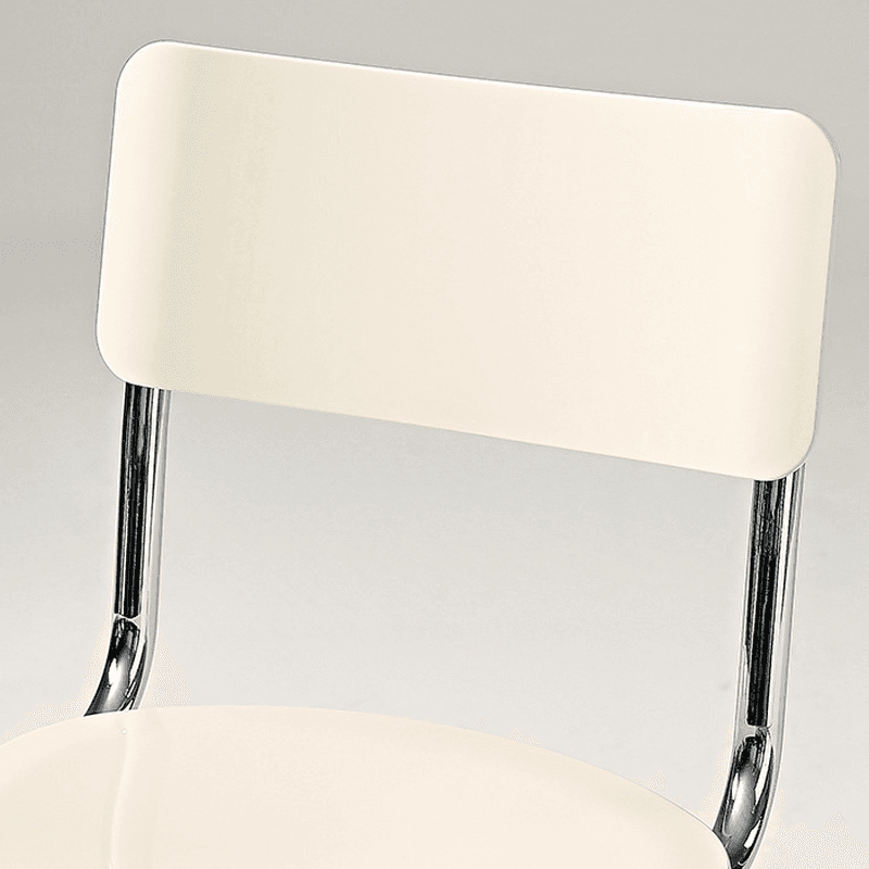Modern Simple Style Ventilated Back Armless Chair with Metallic Alloy Legs thumbnail 14