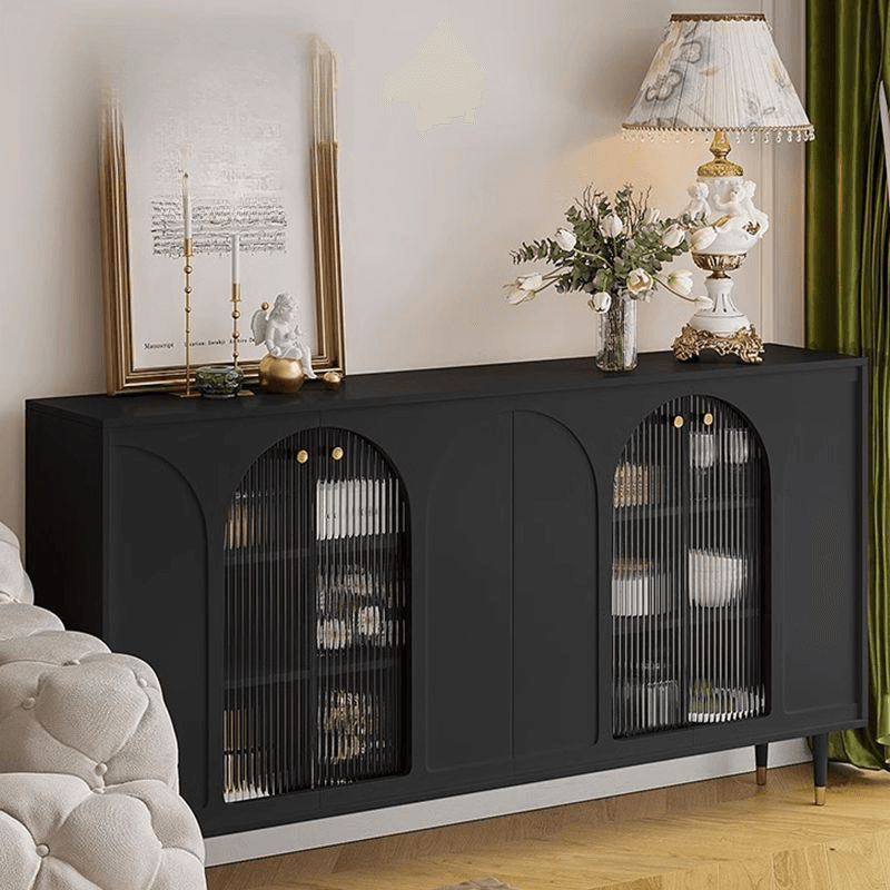 Glamorous Ground Buffet Table/Server Unattached with Culinary Equipment Storage and Tabletop thumbnail 3