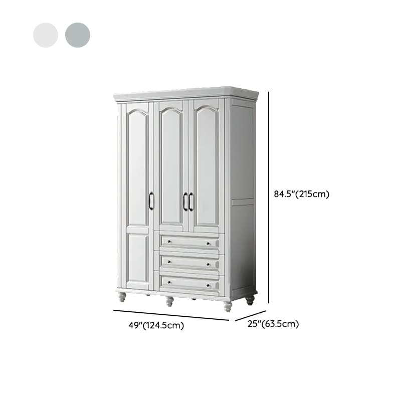 Standalone Wood Armoire Cabinet with Hinged Soft Close Door, Soft Close Drawer & Interior Shelves thumbnail 22