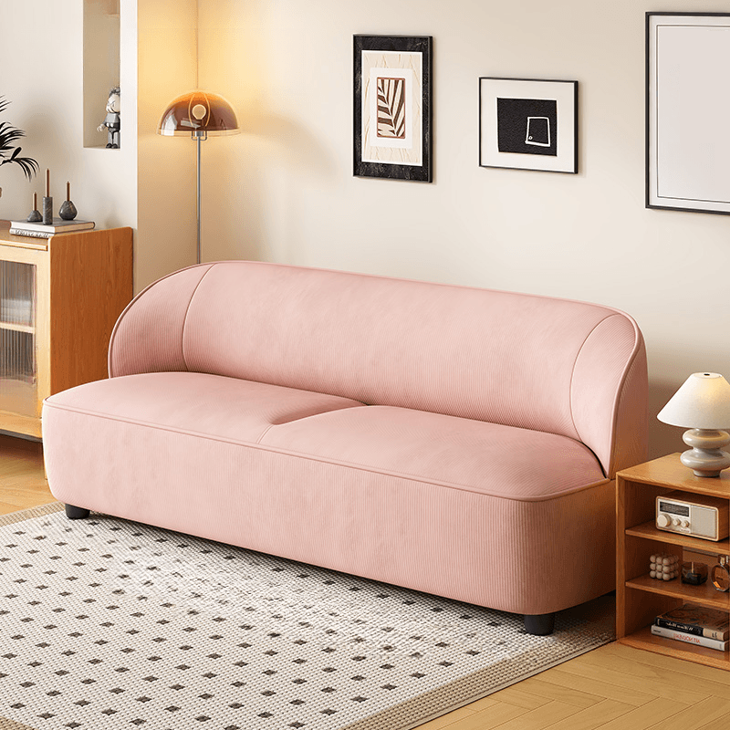 Modish Solid Color Scratch-durable Standard Sofa in Rose/Light Green/Tangerine Color for 2/4 Person/for 3 thumbnail 15