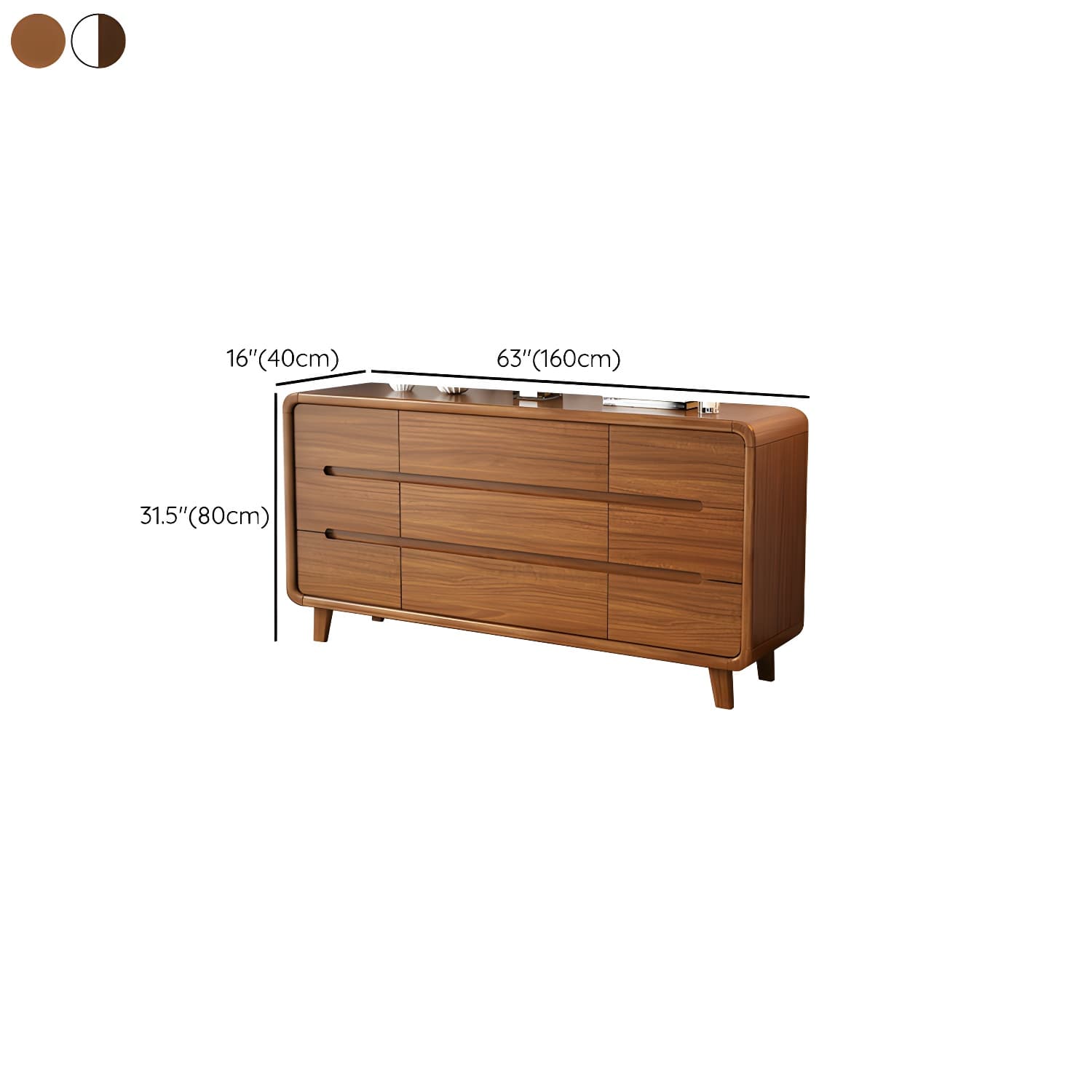 Traditional Wood Dressers with Drawers and Soft Close Glides thumbnail 19