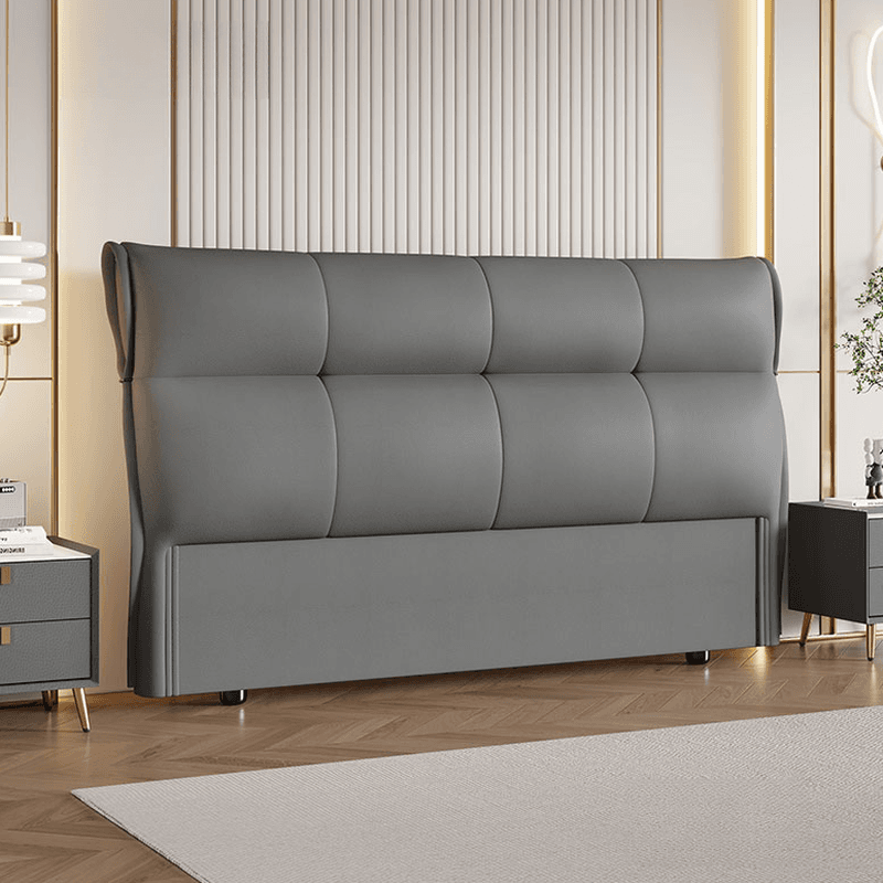 Art Deco Style Panel Headboard with No Distressing, Decorative-stitched Tufting, Rectangle Shape for Queen/Full/Twin XL Bed, Sponge Upholstery Fill, Standard Height thumbnail 3