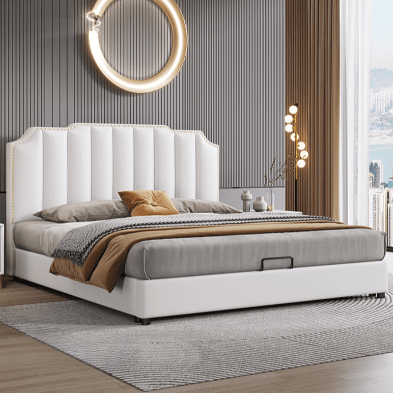Solid Color Storage Bed/Platform Bed with Pine Wood Frame for Living Room thumbnail 2