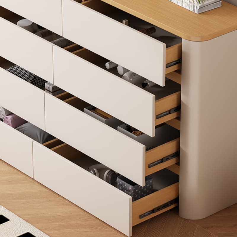 Casual Composite Wood Console Dresser/Bachelor Chest with 8/6/4 Drawers in Horizontal/Vertical Orientation thumbnail 9