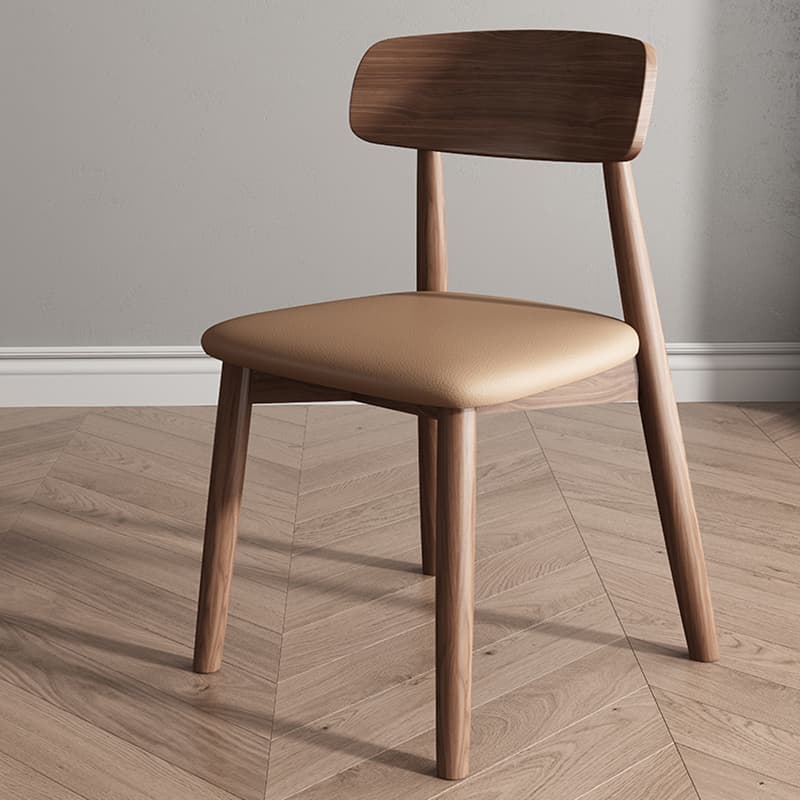 For Restaurant Light-Toned Wood Framed Armless Chair thumbnail 2
