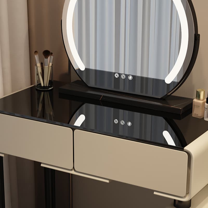 Trendy Standard/Small Vanity Set with Light Up Mirror and Adjustable Touch Lighting thumbnail 7