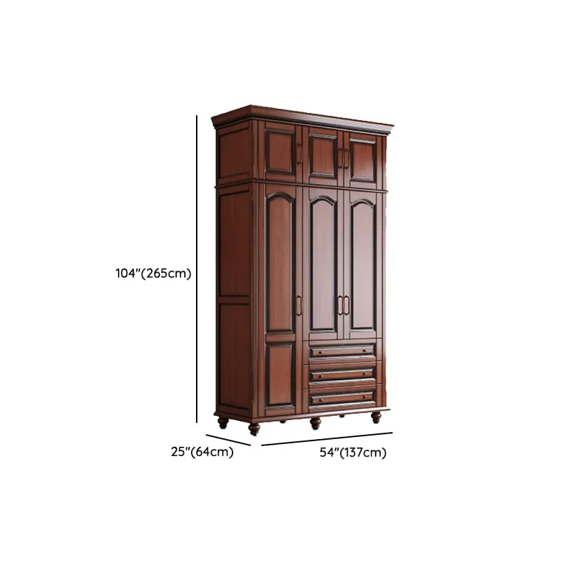 Standalone Wood Armoire Cabinet with Hinged Soft Close Door, Soft Close Drawer & Interior Shelves thumbnail 18
