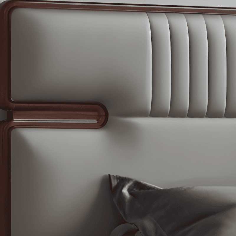 Standard（36-55“） Free-standing Standard Rectangle Wood Panel with Sponge Cushion for Full(54"W x 75"L) Bed, No Distressing thumbnail 8