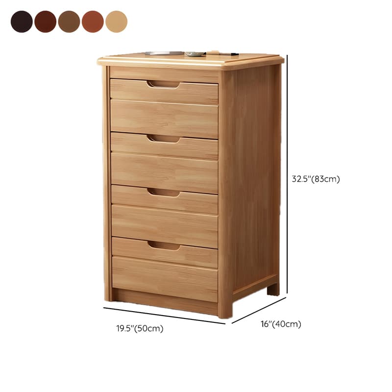 Traditional Wood Dresser with Drawers - Narrow Vertical Design - 40cm Width - Self Close Glides thumbnail 15