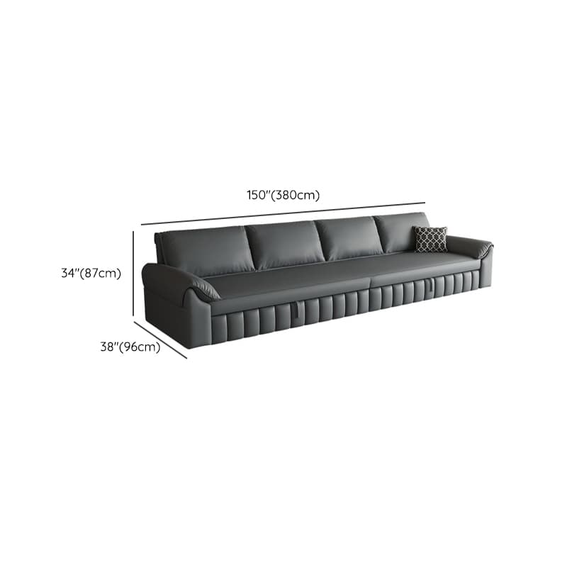 L-Shape/Straight Left Hand Facing/Horizontal Sofa Recliner/Convertible Sofa with Under-seat-storage thumbnail 19