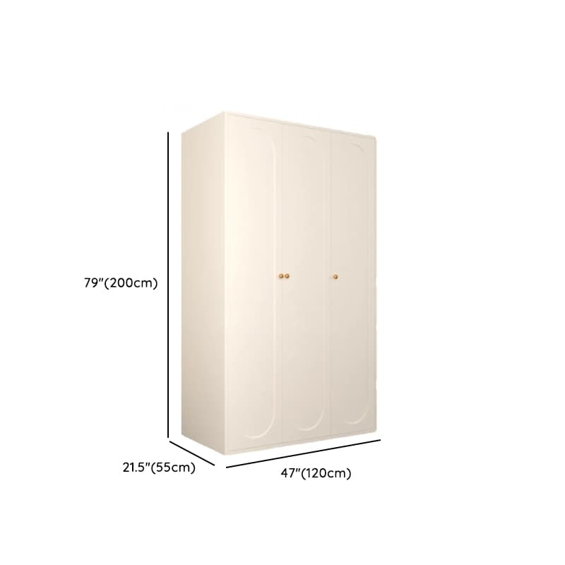 Chalk Casual Unattached Wardrobe with Adaptable Shelf, Soft Close Door, Hanging Rod, and Articulated Mechanism thumbnail 17