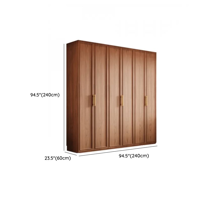 Acorn Minimalist Wooden Independent Wardrobe Closet with Soft Close Drawer, Soft Close Door, and Interior Shelves thumbnail 22