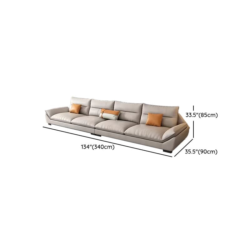 Functional L-Shape/Straight Sofa Couch/Sofa Recliner for Parlor with Reversible/Horizontal Orientation and Concealed Support thumbnail 18