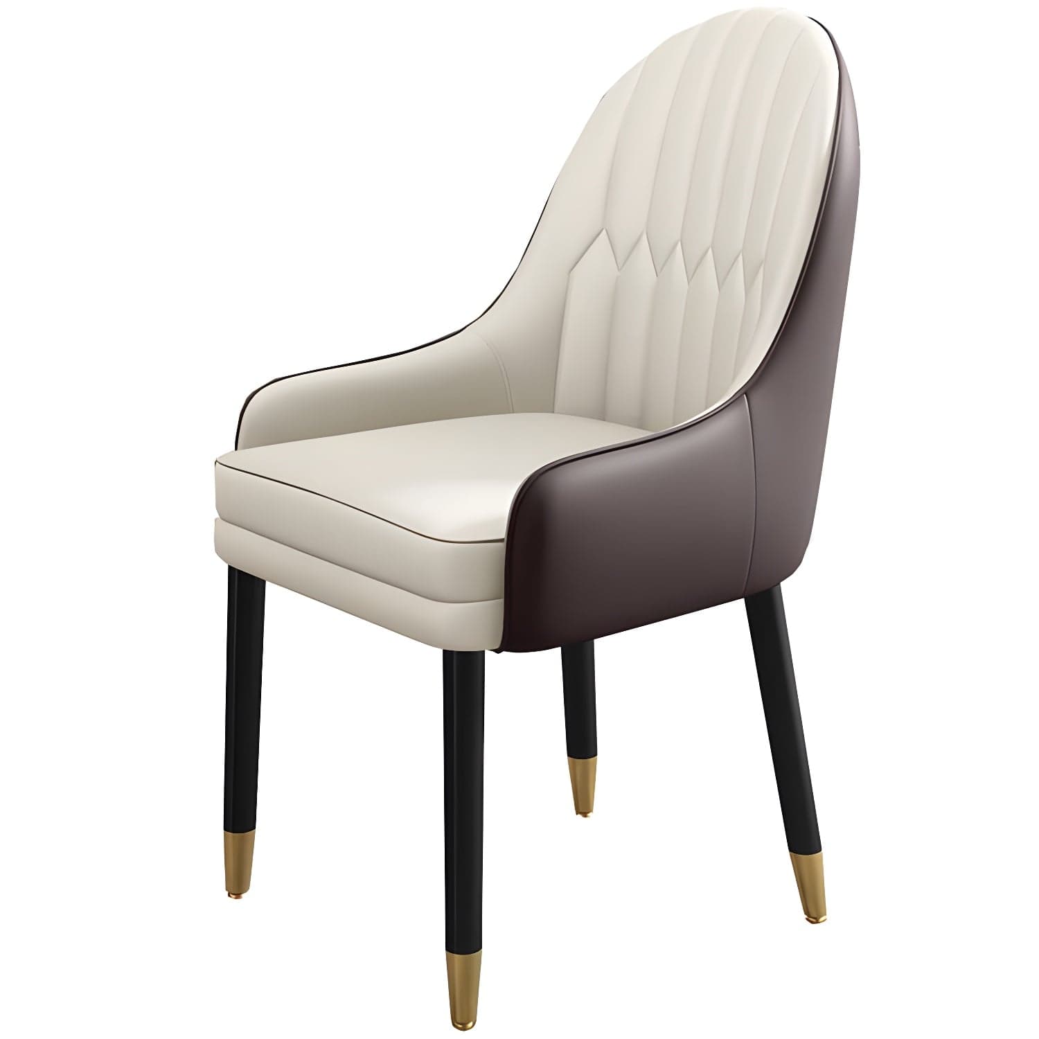 Leather Contemporary Home Side Chair Parsons Chair of 21'' Wide Chairs thumbnail 11