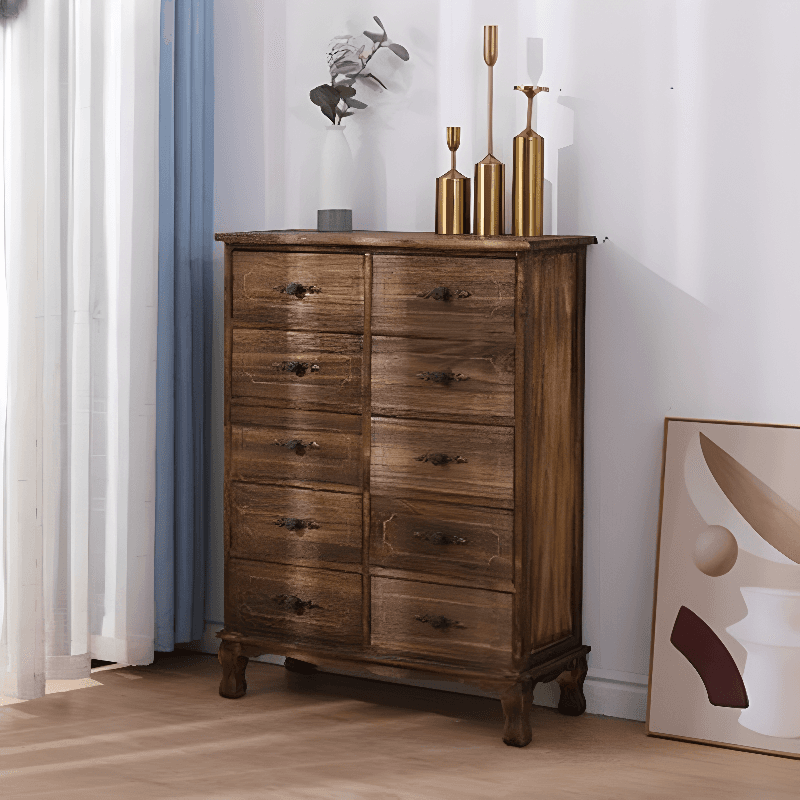 Retro Parlor Standalone Accent Chest with Reclaimed Wood thumbnail 16