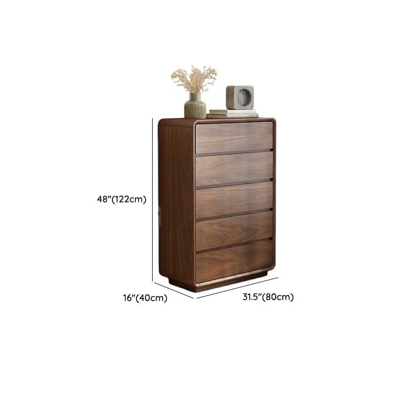 Cocoa Simplistic Natural Wood Double Dresser/Lingerie Chest with 6/9/5 Drawers in Horizontal/Vertical Orientation thumbnail 20