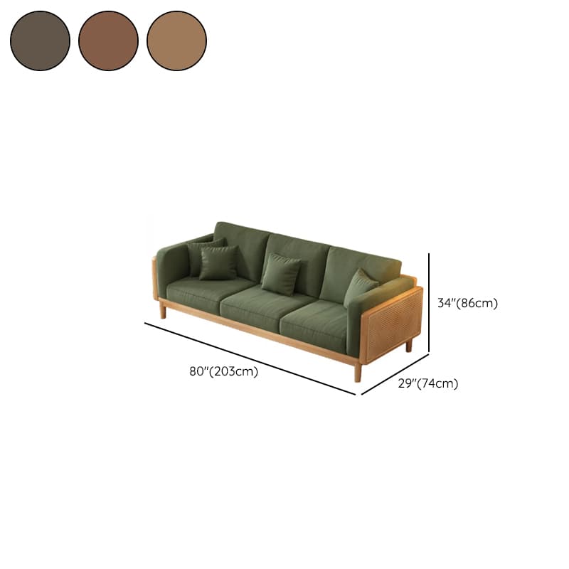 Victorian Style Jade Green Sofa Couch/Single Sofa for Sitting Room with 1 to 5 Pillows thumbnail 29