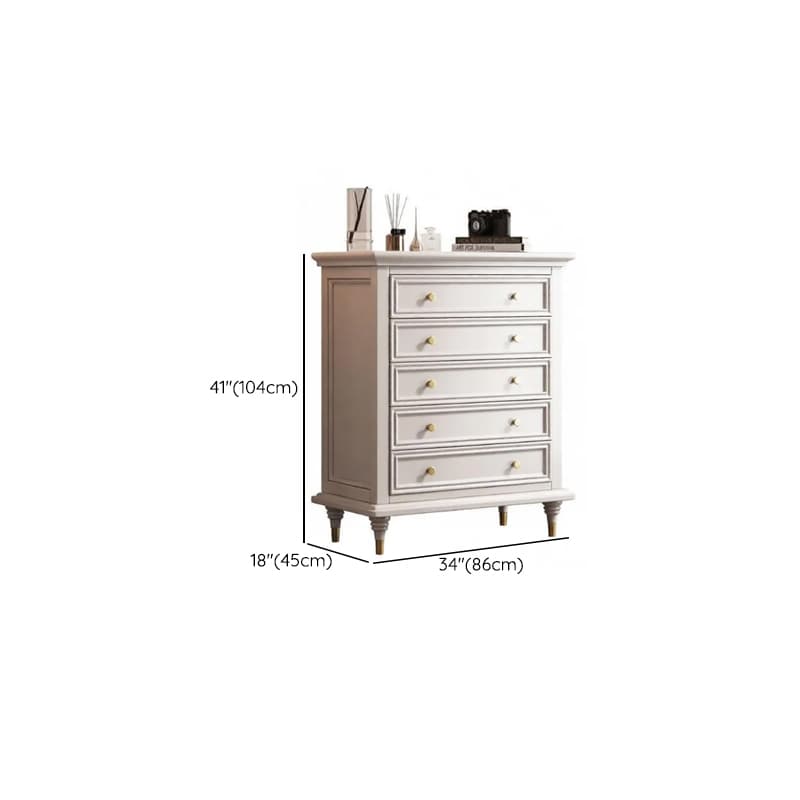 Horizontal/Vertical Chalk Wood Double Dresser/Bachelor Chest/Lingerie Chest with Drawers - image 13