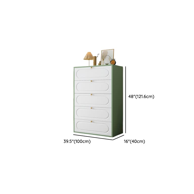Light Green Casual Steel Bachelor Chest/Semainier thumbnail 13