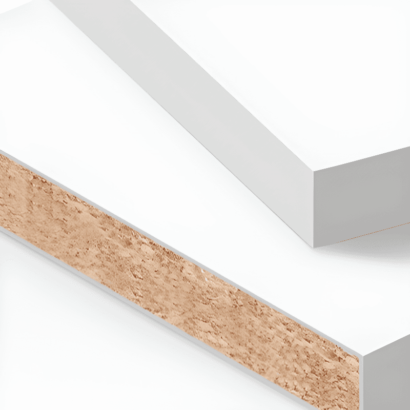 White Trendy Reclaimed Wood Almirah with Soft Close Drawer, Interior Shelves, and Hanging Rod thumbnail 6