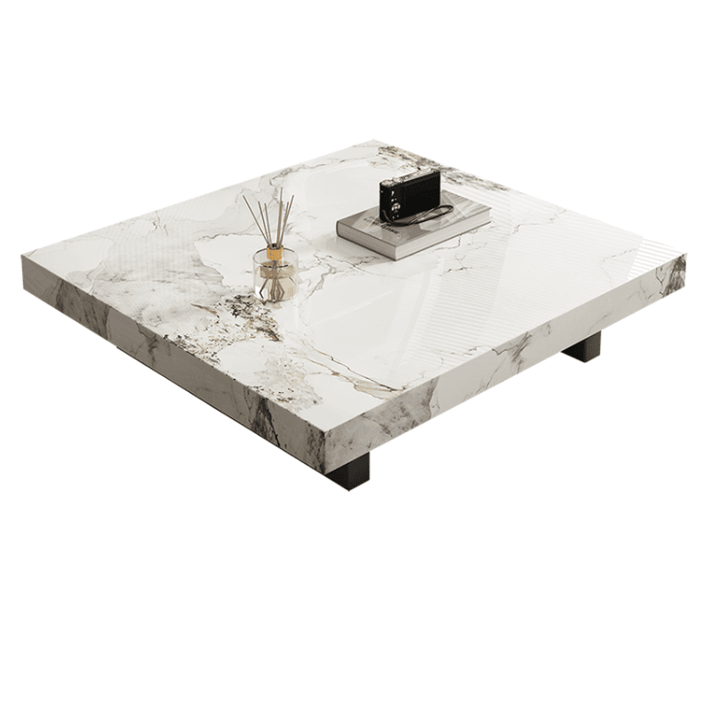 Square Board Game Coffee Table with Sled Base Suitable for Living Room Use thumbnail 9
