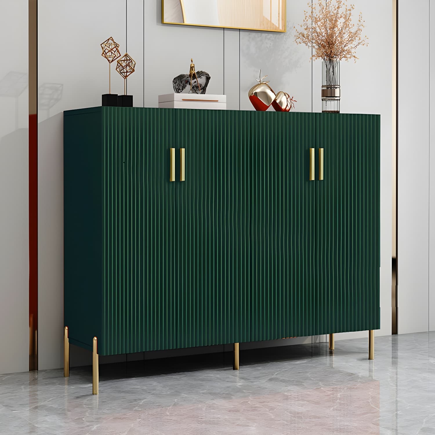 Art Deco Freestanding Server/Buffet Table for Living Room Use - image 4