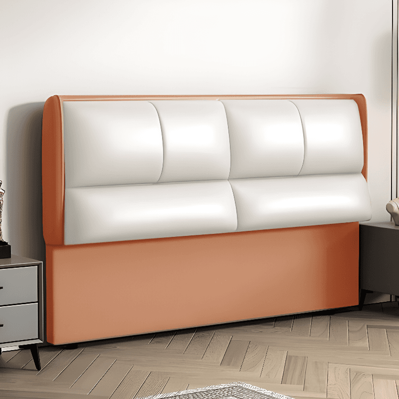 Modish Style Panel Headboard in Pine Wood with No Distressing, Rectangle Shape for King/Twin XL/Queen Bed, Featuring Sponge Upholstery Fill and Standard Height thumbnail 7