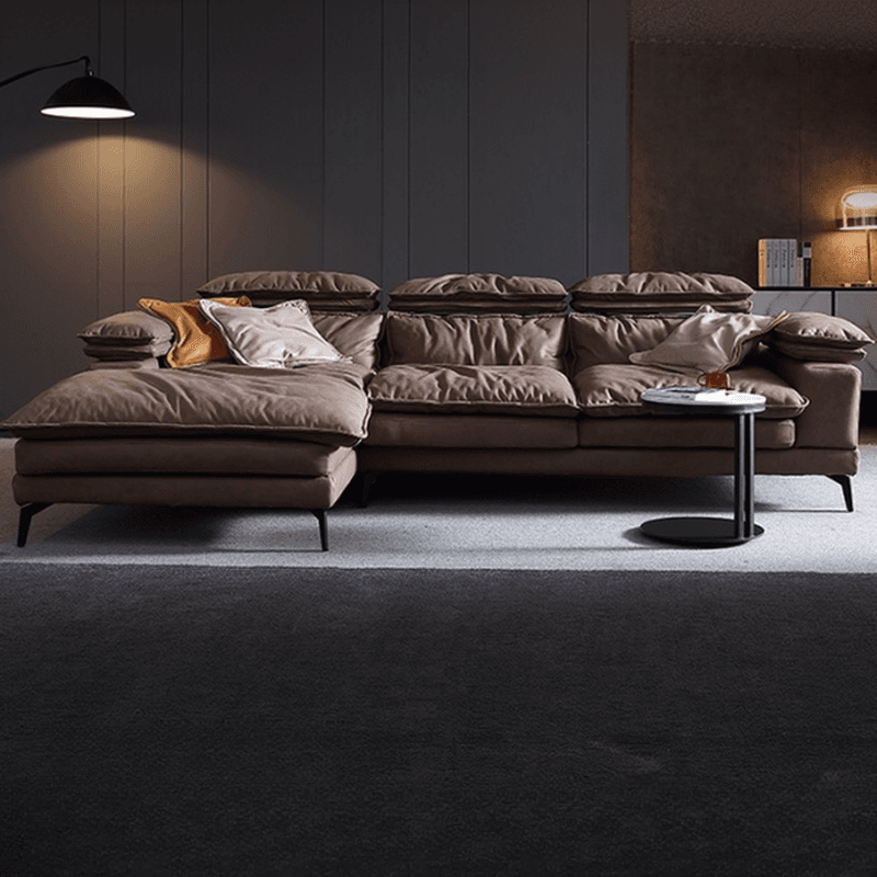 Cocoa Straight/L-Shape Horizontal/Left Hand Facing Sofa Couch/Sofa Recliner in a Contemporary Style thumbnail 2