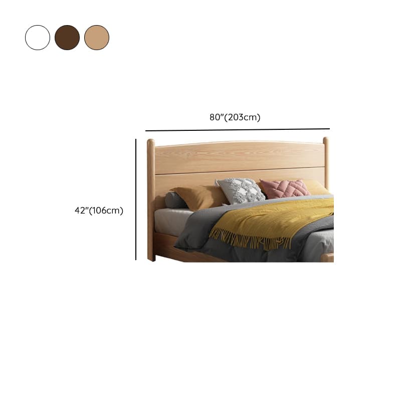 Modish Rubberwood Wingback/Panel Headboard in Rectangle/Camelback Shape for King/Queen/Full Bed, Free-standing Standard with No Distressing and Standard Height thumbnail 13