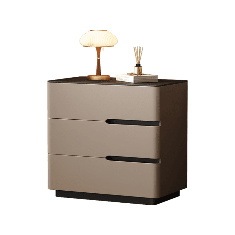 Organic Modern Nightstand With Drawer Organization Featuring Stone Countertop thumbnail 13