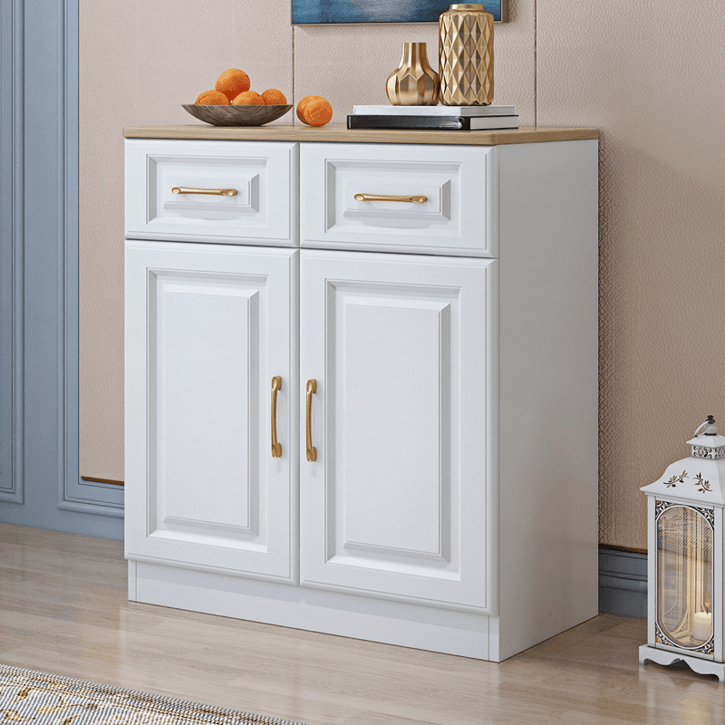 Standard/Narrow Sideboard in Timber with Drawers, 5 Doors/3 Doors/2 Doors, 2 Shelves/3 Shelves/One Internal Shelf and 5 Drawers/4 Drawers/3 Drawers in a Trendy Style thumbnail 3
