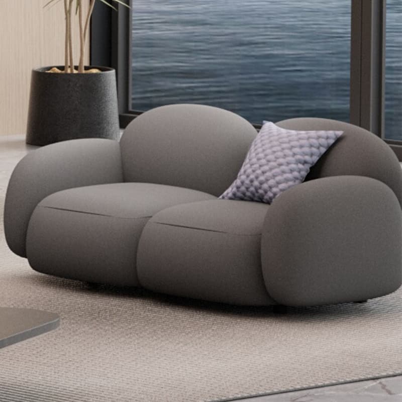 Grey/Green/Coffee Upholstered Cushioned Loveseat with Armrest Living Room thumbnail 10