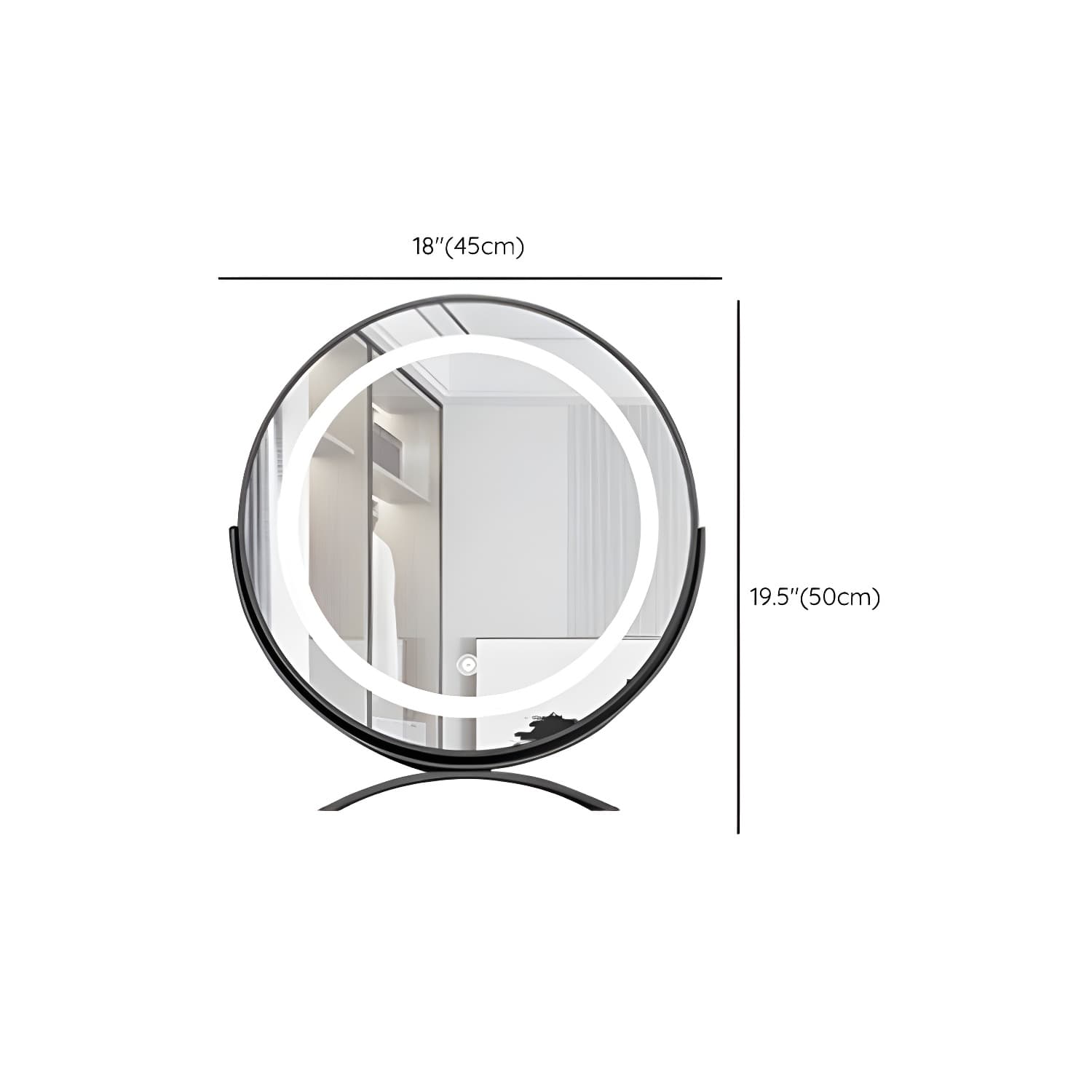 Contemporary Make-up Vanity with Stone Top and Metal Legs for Bedroom thumbnail 15