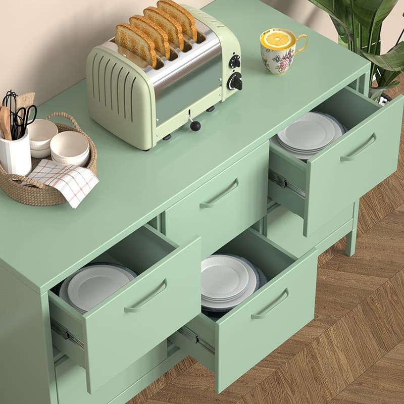 Free Standing Metal Waterproof Accent Chest with 6 Drawers/4 Drawers/9 Drawers Living Room thumbnail 16