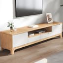 Color Natural Wood/White
