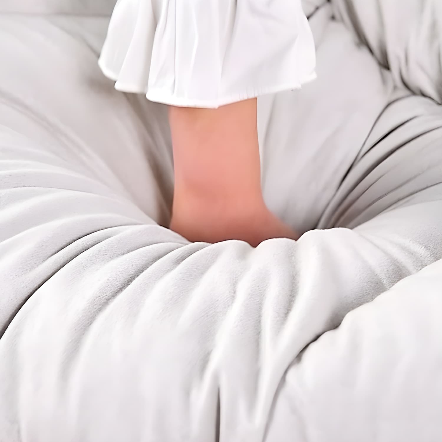 Modern Tufted Cushions Glider Spindle Children Glider with Ottoman thumbnail 18