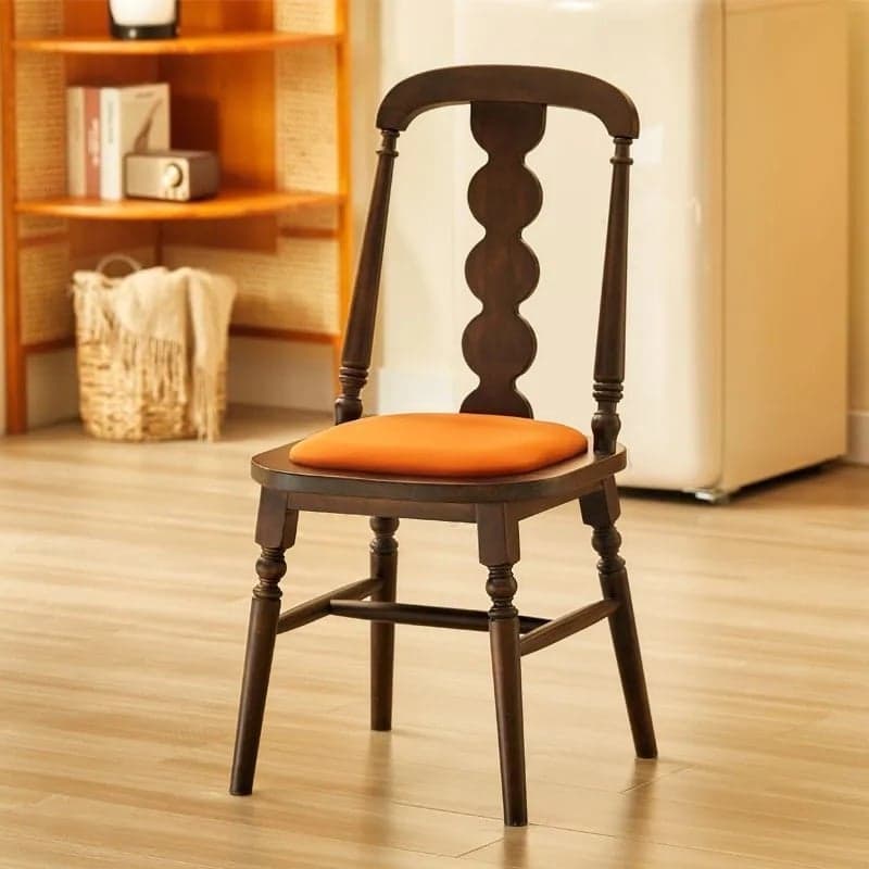 Drawing Room Framed Side Chair with Slat Back thumbnail 3