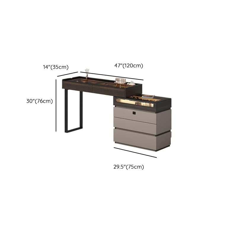 Multi-Purpose Vanity Set with Lighting, Scalable Telescopic Feature, Push-Pull, 2-in-1 Functionality, Adjustable Touch and Brightness thumbnail 16