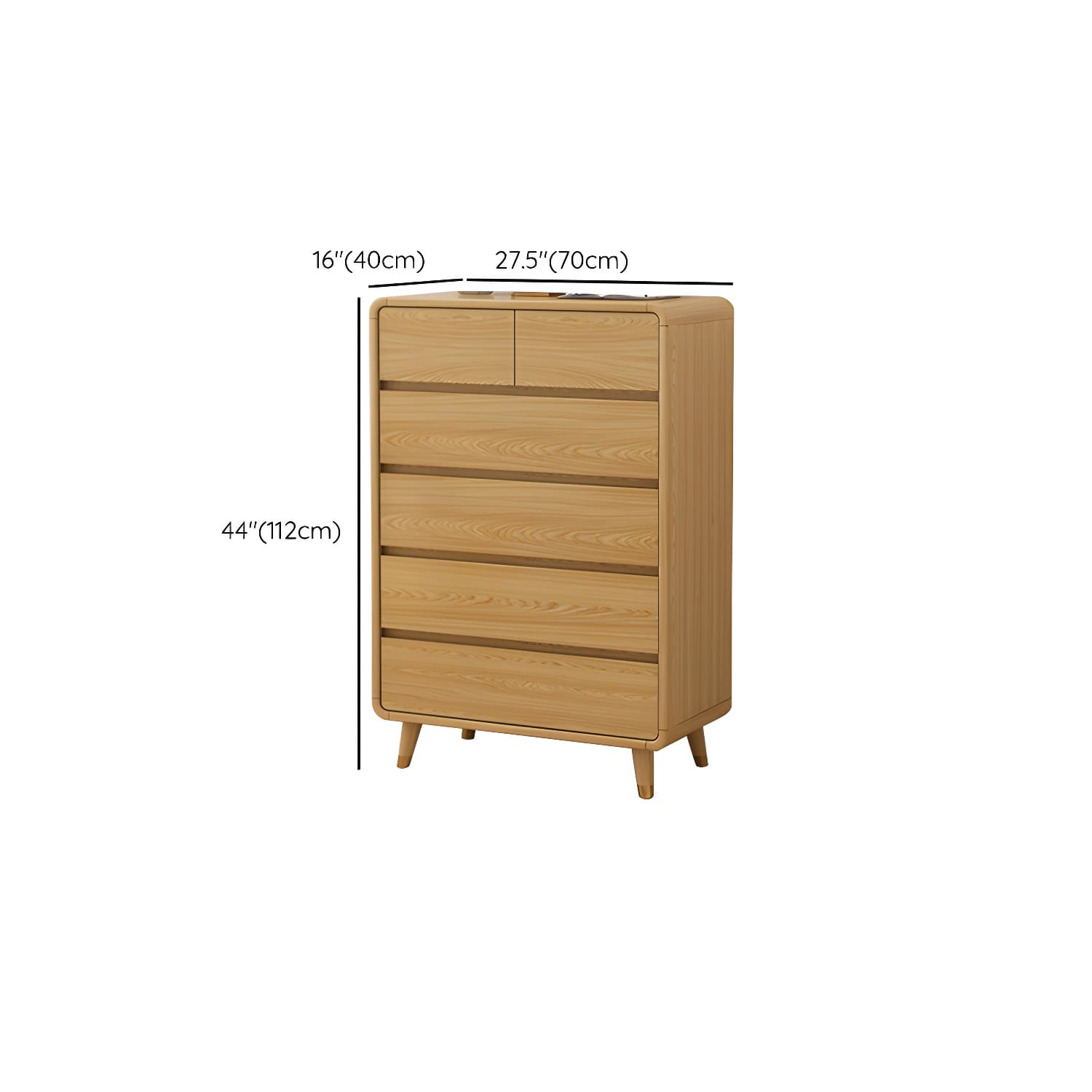 Traditional Wood Dressers with Drawers and Soft Close Glides thumbnail 22