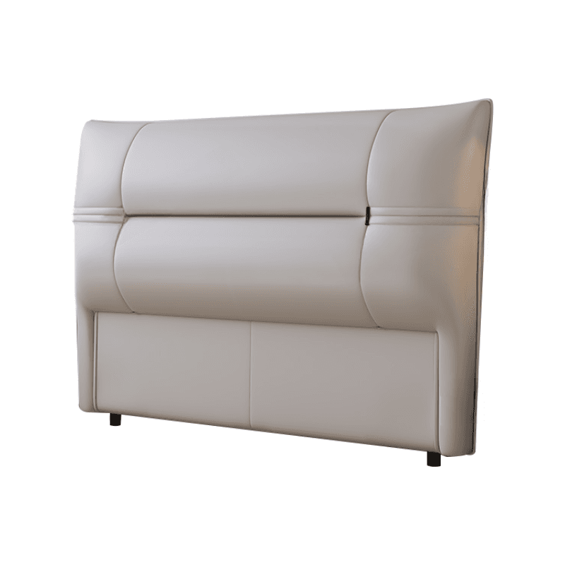 Simplistic Panel Headboard with No Distressing, Piled Tufted Rectangular Shape for King/Queen/Full Bed, Featuring Sponge Upholstery and Standard Height thumbnail 9