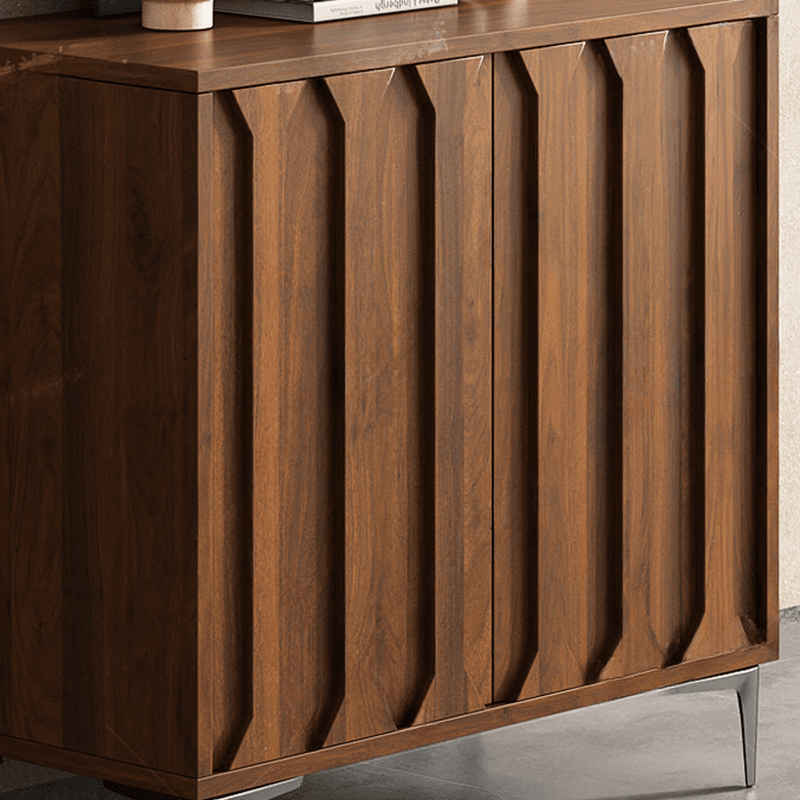 Simplistic Sideboard with 3 Drawers, Hutch, 2 Shelves, and Laminate Countertop Featuring 2 Doors/1 Door Cabinets thumbnail 5