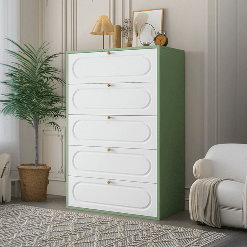 Light Green Casual Steel Bachelor Chest/Semainier thumbnail 5