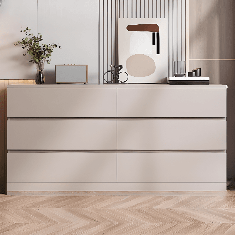 Minimalist Hardwood Horizontal Console Dresser