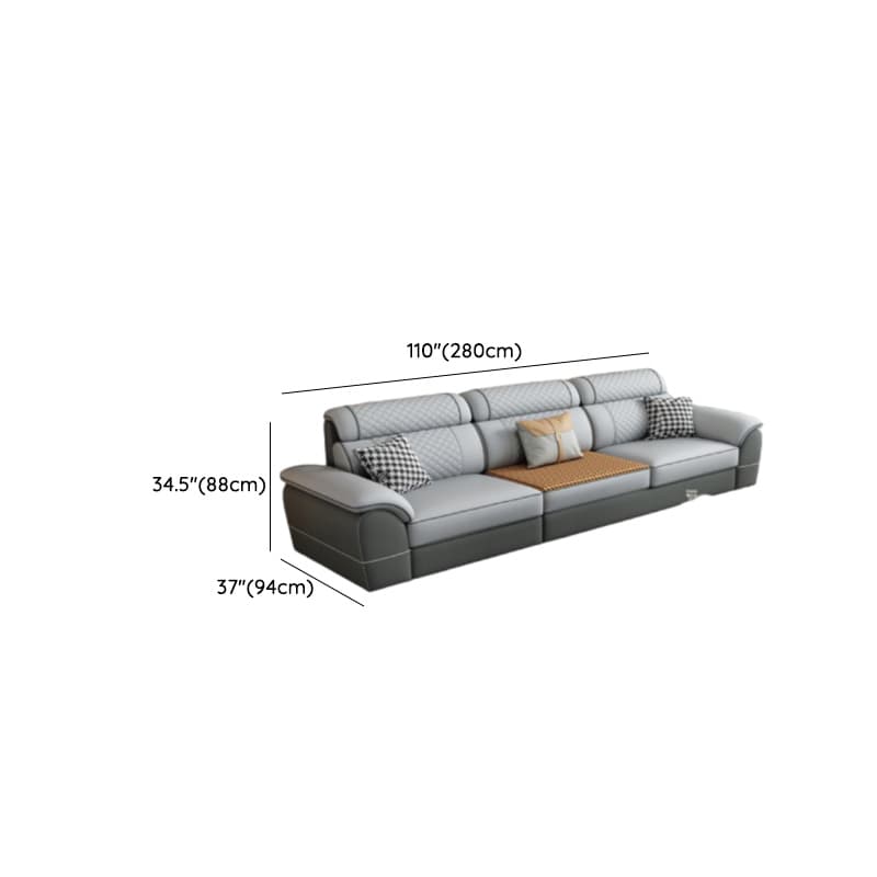 4 Pc L-Shape/Straight Left Hand Facing/Horizontal Sofa Recliner/Sofa Couch for 5 Person thumbnail 18