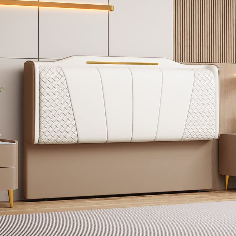 Casual Camelback Wood Panel With Legs & Sponge Cushion for Queen(60"W x 80"L)/Full(54"W x 75"L)/Twin(38"W x 75"L) Bed, Standard（36-55“） thumbnail 7
