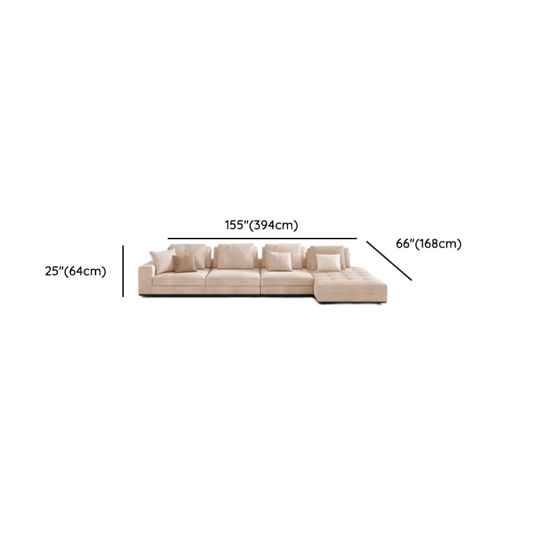 L-Shape Corner Sectional for 5 Person with Button-tufted Detail thumbnail 10