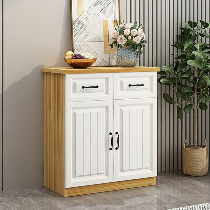 White Buffets & Sideboards with Cabinets and Drawers for Dining Room - image 15